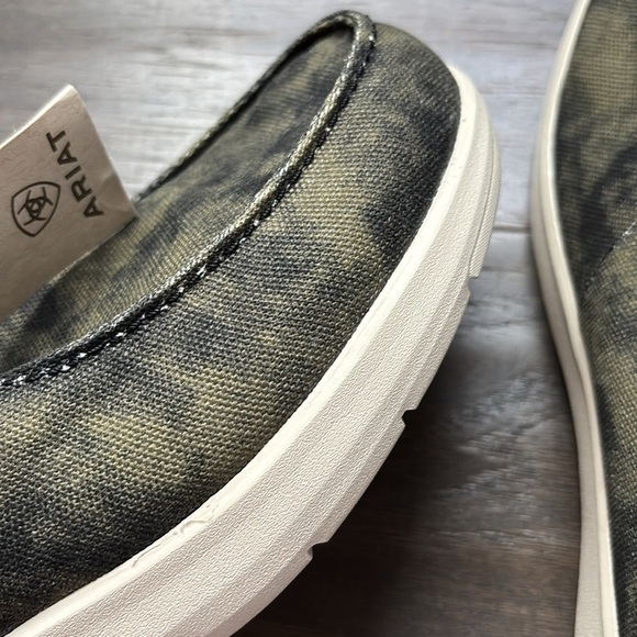 Ariat Hilo Moss Green,FLX Foam sole,elastic lace,textile upper,mesh lined - Picture 7 of 9